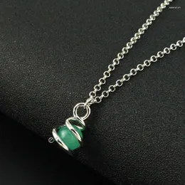 Chains Necklace For Women VALORANT Necklaces Man Cosplay Jewelry High Quality Trend Green Ball Pendant Fashion Lovers Gift Game