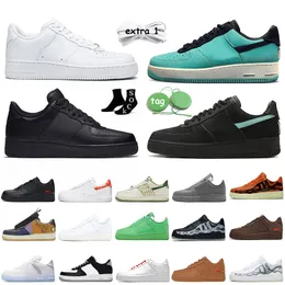 OG Original Airs Forces Low Donna Uomo Scarpe firmate Cactus Jack Sail Raiders Nero Bianco Blu Goost Grigio Brooklyn Verde Virgil Ablohs Skeleton Loafer Sport Sneakers