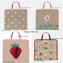 605614 Top Designer Bag Women Cute Handbag Letter Print Flower Pattern Canvas Canvas Handbags Totes Conder Pass Int286f