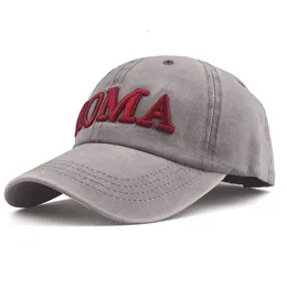 Czapki kulkowe x Three Summer Baseball Cap Zamontowana czapka swobodna czapka Gorras Roma Letter Mbroidery Hip Hap Hats Cap dla mężczyzn Kobiety 230718