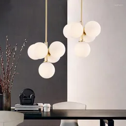 قلادة مصابيح الثريا الإضاءة الثريات سقف Cocina Accesorio الحديثة LED غرفة المعيشة الديكور Nordic Home