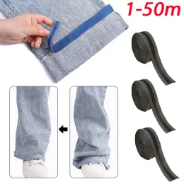 Fita autoadesiva para encurtar a borda da calça para calças Pernas Fita adesiva para encurtar a borda da bainha Ferro nas calças Jeans Roupas Ajuste de comprimento