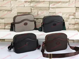 Retro único ombro saco designer impresso ponto dois estilos de sacos crossbody designer retrátil listrado cinta saco mailman arquivo pacote