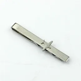 Fashion high quality 316L stainless steel tie clips for men airplane design never change color or fade tie bar clip268D