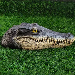 Garden Decorations Simulated Head Animal Decoration Yard Pond Floating Outdoor Pool Simulation 230719