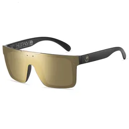 نظارة شمسية عالية الجودة علامات تجارية ذات جودة حرارية فاخرة من نظارات شمسية مربعة ملتصقة Len Men Sun Glasses UV400 230718