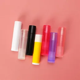 100 teile / los 5G DIY Leere Lippenstift Lip Gloss Tube Balsam Flaschen Behälter mit Kappe Bunte Kosmetik Probe263 m