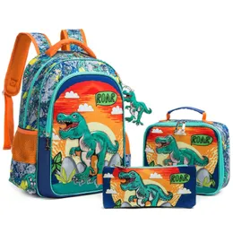 أكياس مدرسية Bikab Style School Bags Boys Boys Rothluters Backpack Prote School Protbag For Boys Kids School Dinosaurs Kawaii backpack backpack 230718
