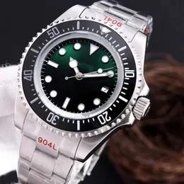Mens Luxury Fashion Watch 44mm Black Blue Green Dial Sapphire Calendar Bracklet Folding Clasp Master Mechanical Watch