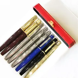 PURE PEARL Classic Series Roller Ball Pen Silver Metal Golden Silver Clip stationery office school supplies Writing Smooth and Gif288B
