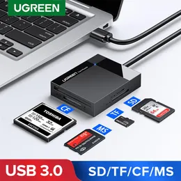 Leitor de cartão USB 3 0 SD Micro SD TF CF MS Compact Flash Card Adapter para laptop Multi Card Reader 4 em 1 Smart3053