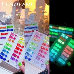 Smalto per unghie Paillettes luminose fluorescenti gel smalto per unghie luce al neon UV LED gel per unghie sapone gel vernice gel per unghie luminoso 230718