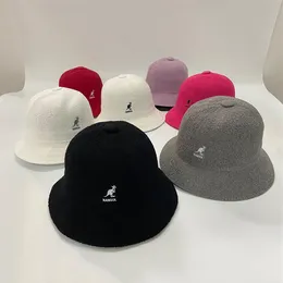 Kangol Hat 품질 테리 천 버킷 모자 2020 새로운 남자 Fedoras 여성 패션 어부 캡 여성 고라 양모 버킷 ha248b