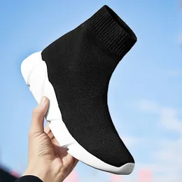 Mwy Socks Running Women Dress S Sneakers Sportskor för kvinnor Mannen andas avslappnad elasticitetsplattform Vulkanisera ankl sneaker sportsko caual elaticitet platm