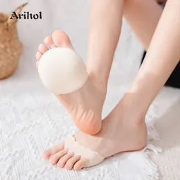 Shoe Parts Accessories 2 Pairs Summer Breathable Toe Separator Honeycomb Fabric Forefoot Pad Ball Foot Cushions Soft Metatarsal Pads Assorted 230718