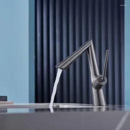 Banyo Lavabo Sıkıntıları Gül Altın Krom Gunmetal Fırçalı Pirinç Vanity Musluk Tek Delik Soğuk Su Karıştırıcısı Tap