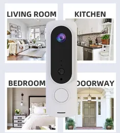 H2 TUYA App bezprzewodowy aparat do drzwi z akumulatorem WiFi Video Smart Doorbell 1080 HD Informe Ring Smart Intercom Doorbell