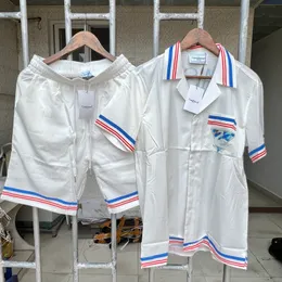 القمصان غير الرسمية للرجال Casablanca tshirt جودة عالية بجعة شورتات y2k قميص أزياء Oen Day Ship Out 230718