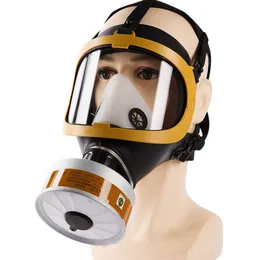 Hochwertige Vollgesichts-Staub-Gasmaske, Atemschutzmaske, giftige Gasfilterung für Malerei, Pestizid-Sprühen, Arbeit, Filter, Staubmaske, Ersetzen296F