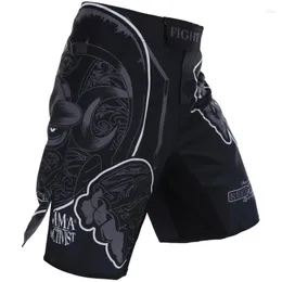 Men's Shorts MMA Fight Sports Standing Running Comprehensive Fighting Training Fitness Jiu Pants Muay Thai Muscle Men