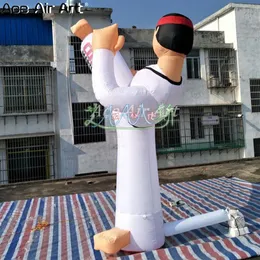3 m uppblåsbar taekwondo kille uppblåsbar karate -modell uppblåsbar karat pojkebältesgrad för träning och reklam1652