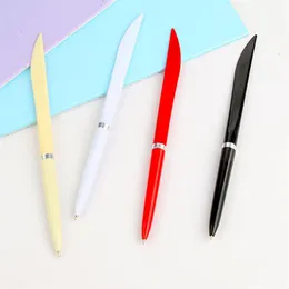 Creative Solid Color Ballpoint Pen for Mens Toy School Office El Business Wedding Party Supplies Stationary275Q