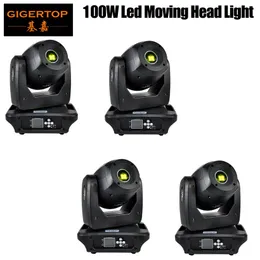 4パックスポットライア100WゴボLED Lyre Moving Head Lightスポットステージシアターディスコナイトクラブパーティーの移動ヘッドライト