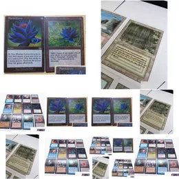 Card Games 126Pcs/Lot Magic Game Diy Cards Of English Version Matte Board Collection Custom Tcg Classics Drop Delivery Toys Gifts Puz Dhhkr