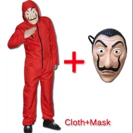 Salvador Dali la Casa de Papel Money Heist cos commsuit mask cosplay2668