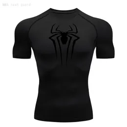 T-shirts pour hommes Le T-shirt à manches courtes pour hommes Été Respirant Séchage rapide Haut de sport Bodybuilding Survêtement Compression Shirt Fitness Hommes 230718