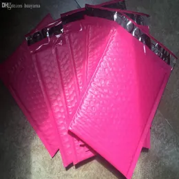 Pink 7 3 × 9 بوصة 185x230 40mm فضاء قابلة للاستخدام Polle Bubble Mailer Ackesped Baced Paining Bag Sealing Self 100pcs271a