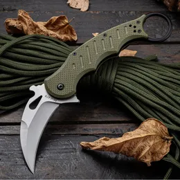 Fox Karambit 690 Knife 3655 Wspomagane na zewnątrz kempingowe noże kieszonkowe EDC EDC do wędrówki narzędzie do kempingu dłoni 489