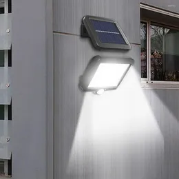 Lampa ścienna Solar Waterproof Waterproof Automatyczne automatyczne ładowanie szerokie światło na zewnątrz Motor Ogrodowy Miejsce ogrodowe