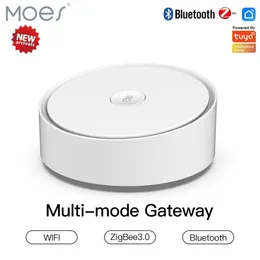 MOES Multi-Mode Gateway Controled av Zigbee Bluetooth Mesh Control Hub Work med Tuya Smart App Voice Controler via Alexa Google H273R