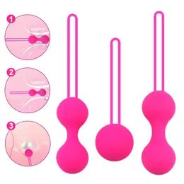 Vibratori Giocattoli con sfera vaginale in silicone Sport di serraggio femminile Cina Kegel vibratore Pelvic Ben wa anal 230719