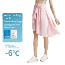LL Designer Women Summer plisowane pół spódnicy mody damskiej mody znamionowa przeciw olśnieniu woda chłodząca spódnica sportowa spódnica
