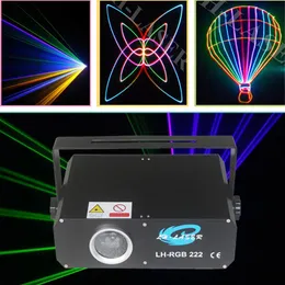 DMX512 PC 프로그래밍 가능한 500MW RGB 애니메이션 아날로그 변조 레이저 조명 쇼 스테이지 디스코 DJ Projector282M