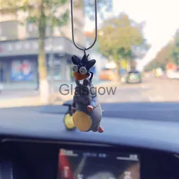 Interior Decorations Anime Car Interior Decoration Funny Flying Insects Hold My Neighbor Totoro Flying Doll Rearview Mirror Pendant Car Accessories x0718