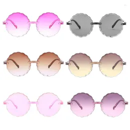 Óculos de sol 2XPC fashion para bebês e crianças com armação para férias de verão
