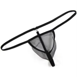 G3679 mens sexy Mini pouch thong see through C-thru tulle sexy male underwear206c