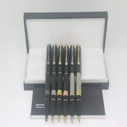 Luxury William Shakespeare 6 Style Color Ballpoint Pen Black and Gold Silver Rose Gold Trim with Serie Number Office School suppl2769