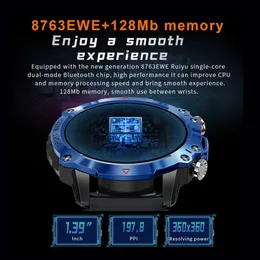 KR10 Smart Watch Mens Outdoor Sports Bluetooth Call Watches