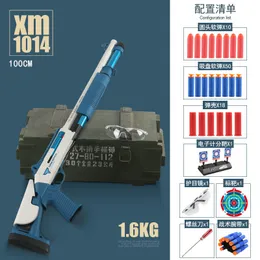 UDL XM1014 Soft Bullet Pistol Toy Gun Model Manual Machine Rifle Blaster Armas For Adults Boys CS Fighting Go