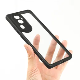 Crystal Clear Phone Case for Realme 11 Pro Plus 5G GT3 GT NEO 5 OPPO RENO 10 Find X6 Pumper Frame Hybird Cases Mix