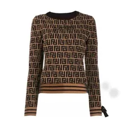 Wysokie odzież projektanckie projektanci ubrania Swetry Findy wysokiej jakości swetra na dzianina znamiona Kobieta jesienna zima sweter w Milano Włochy Włochy