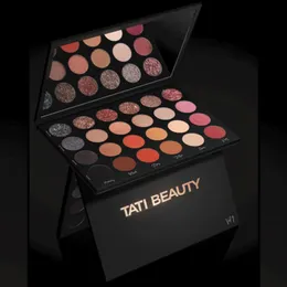 Eye Shadow Christmas Present Tati Beauty Textured Neutrals EyeShadow Palette 24 Color Pigment Matte and Shimmer Sequins Makeup Pallets 230718