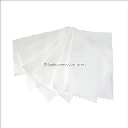 Detergenti per gioielli Polish 100 Pack 925 Sier Panno per lucidatura Detergenti per lucidatura Detergenti per lucidatura Detergenti per lucidatura Bianco 11X7Cm Strumenti per la cura Plasitic I286Q