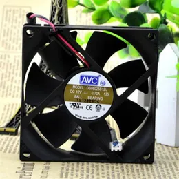 Original AVC 8CM 80 80 25 12V 0 70A DS08025B12U dual ball 2 wire cooling fan329S