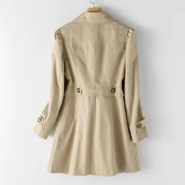 Damenjacken, Freizeitmantel für Damen, elegant, einreihig, lang, stilvoll, Business- oder Freizeitjacke mit schmaler Passform, einfarbig