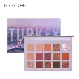 Eye Shadow Focallure Go Travel Glitter Eyeshadow Pallete Professional Shimmer Powder High Pigmentered Easy to Wear Palette 230718